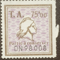 timbre amende 75f UN98008