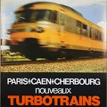 affiche paris caen cherbourg rtg 1975