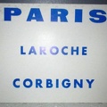 plaque paris laroche corbigny
