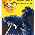 affiche sec 1955 lunettes conduite