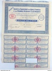 action voies ferrees et reseaux electriques action 164 546 et ses coupons 1929