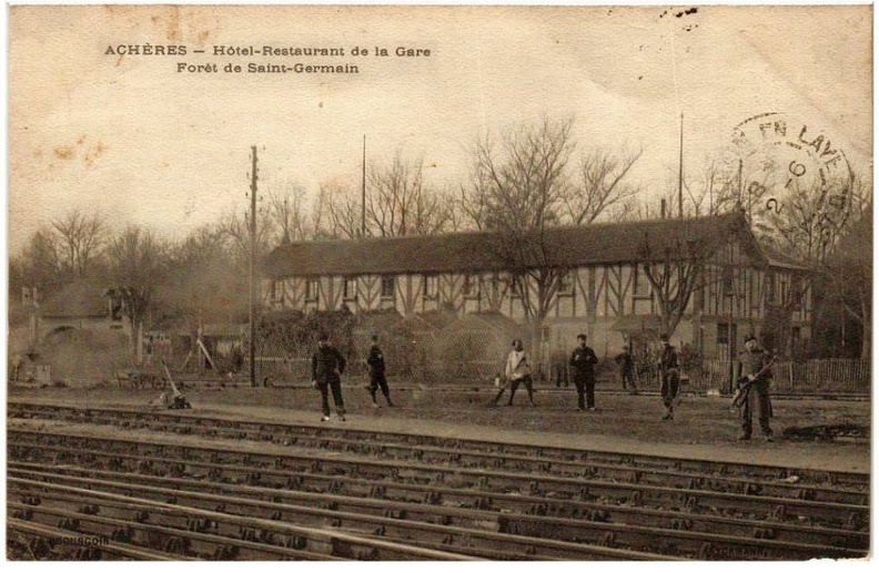 acheres 016 restaurant de la gare annees 1900 a