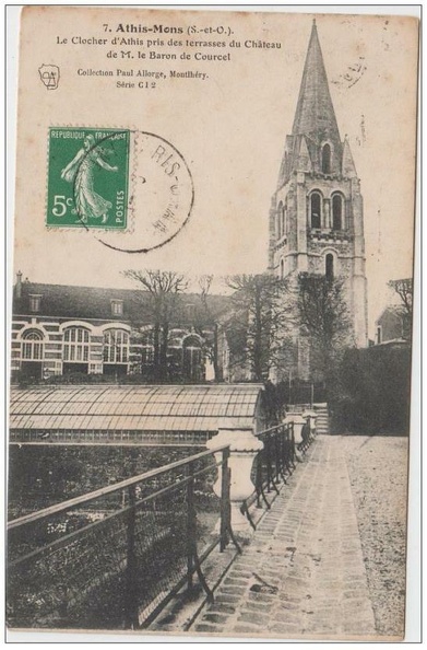 athis mons l eglise 075 001 le clocher et les serres