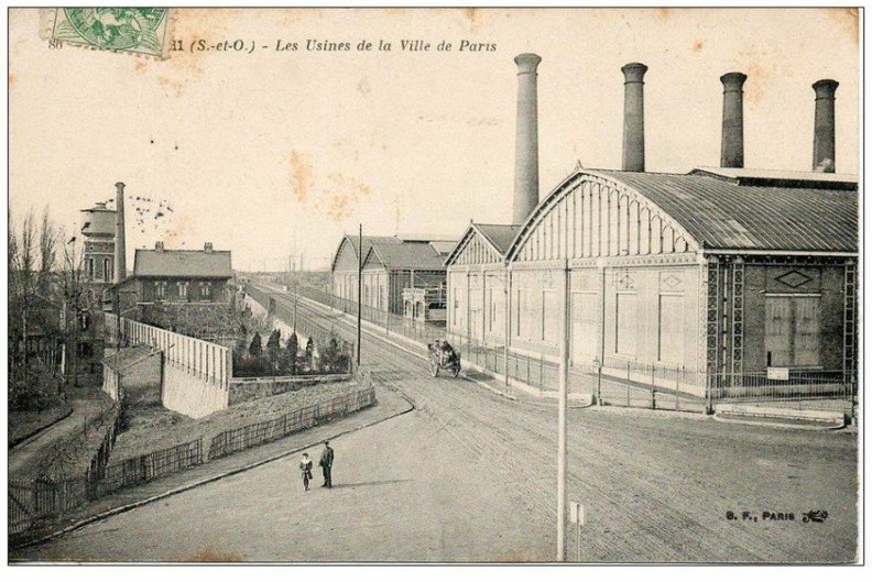 colombes 196 002 les usines de la ville de paris