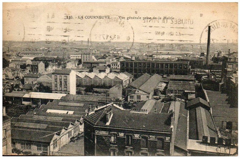 la courneuve 100331 vue generale prise de la mairie