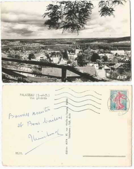 palaiseau 1960 viaduc ligne chartres scans 20150909
