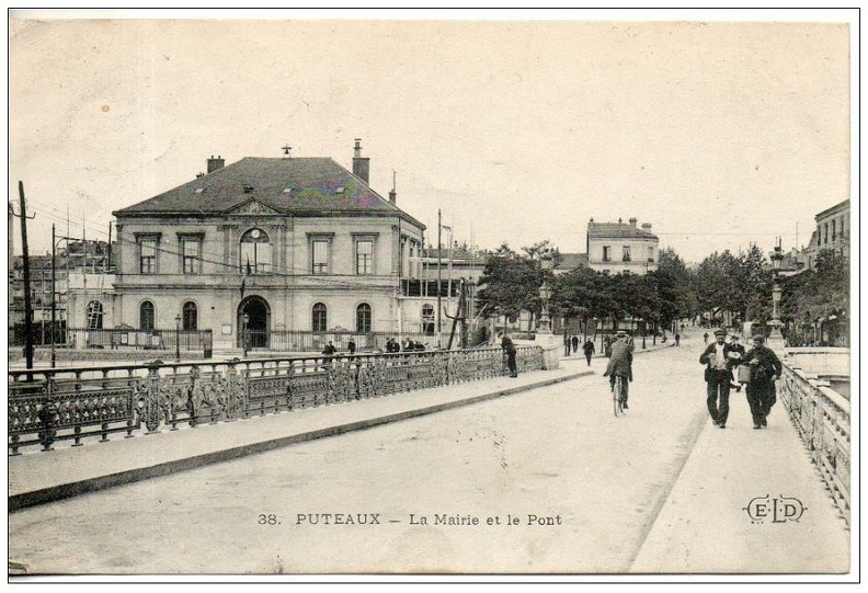 puteaux la mairie et le vieux pont 715 001
