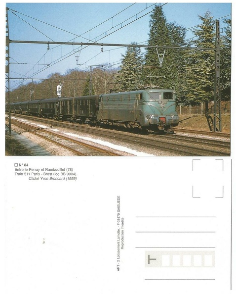 rambouillet en ligne BB9004 en 1959
