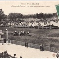 saint ouen Champ de Course Chevaux Tribunes 1909