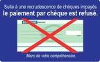 refus cheques