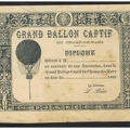 champ de mars diplome ballon 1895