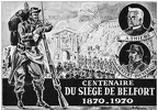 denfert rochereau centenaire siege belfort 1970 medaillons