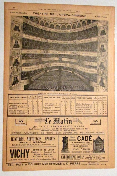 opera comique la salle annees 1900