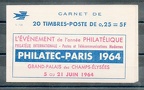 carnet marianne de decaris philatec serie 7 64