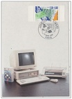 paris journee du timbre 1990 pc ibm 5p14