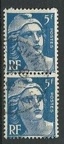 1939 1945 5f bleu