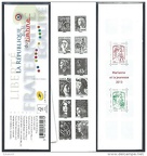 2013 Carnet Gomme BC1520A La 5e Republique au fil du timbre