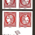 2014 Salon du timbre 2 tete beches 4872a et 4874a