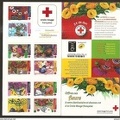 2018 Carnet Adhesif BC1548 Croix Rouge LES FLEURS
