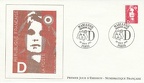 marianne de briat fdc D rouge 002