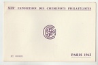 sncf expo philathelique 1962 1