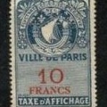 timbre affiches paris 100