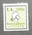 timbre amende 150f JV97598