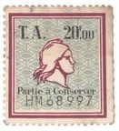 timbre amende 20f HM68997