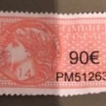 timbre amende 90euros