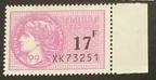 timbre fiscal 017 XK75251