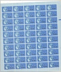 timbre fiscal 600 francs planche complete
