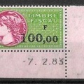 timbre fiscal vert 100fa