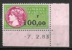 timbre fiscal vert 100fa