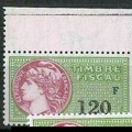 timbre fiscal vert 120fa