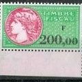 timbre fiscal vert 200fa