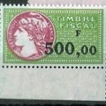 timbre fiscal vert 500fa
