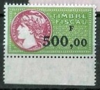 timbre fiscal vert 500fa