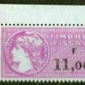 timbre fiscal violet 11fa