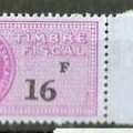 timbre fiscal violet 16a