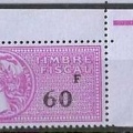 timbre fiscal violet 60fa