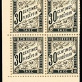 timbre taxe 1900 poste 030