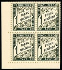 timbre taxe 1900 poste 100