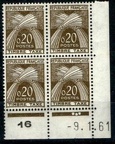timbre taxe epis 020 09 01 1961