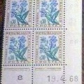 timbre taxe fleur coin date s-l16009fb