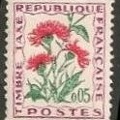 timbre taxe fleurs 005a
