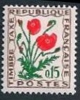 timbre taxe fleurs 015b