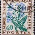 timbre taxe fleurs 030a