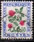 timbre taxe fleurs 050a
