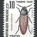 timbre taxe insectes 010