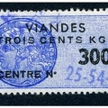 timbre viandes 300k bleu noir